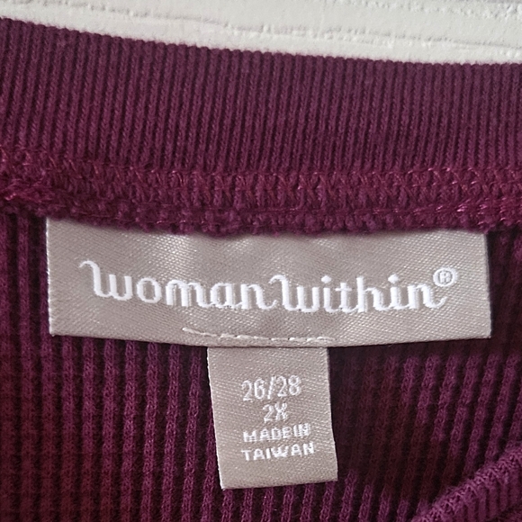 Women Within Thermal Knit Midi Dress - Picture 5 of 5